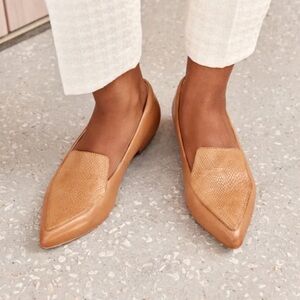 Frankie4 Faye Tan Reptile Emboss loafer, 8.5